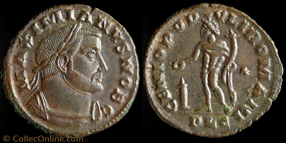 monnaie antique av jc ap romaine republicaine imperiale galerius follis