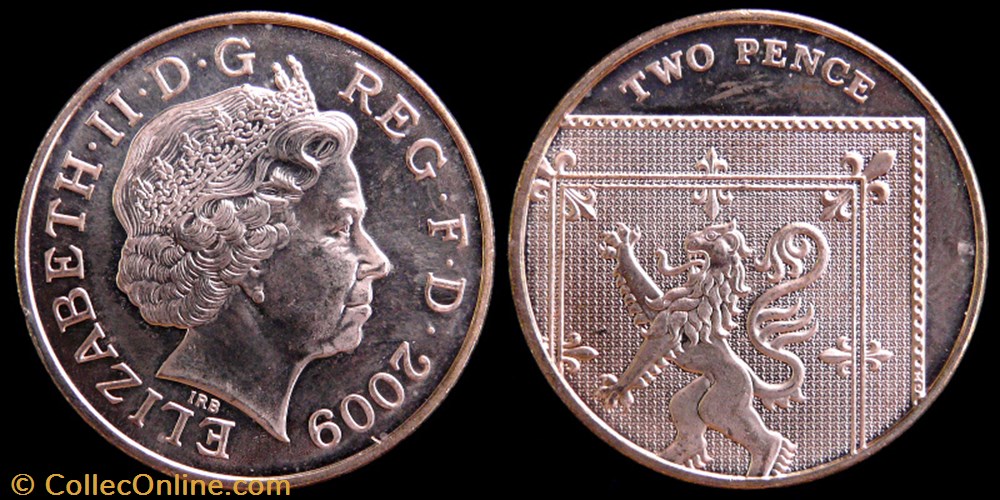 Elizabeth II (1952-2022) - two pence monnaies monde royaume uni elizabeth ii 1952 2022 two pence