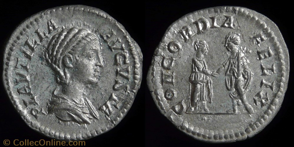 Plautilla, Denarius monnaie antique av jc ap romaine republicaine imperiale plautilla denarius