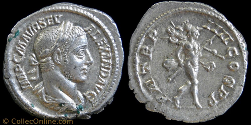 Severus Alexander, Denarius monnaies antiques romaines imperiales et republicaines severus alexander denarius