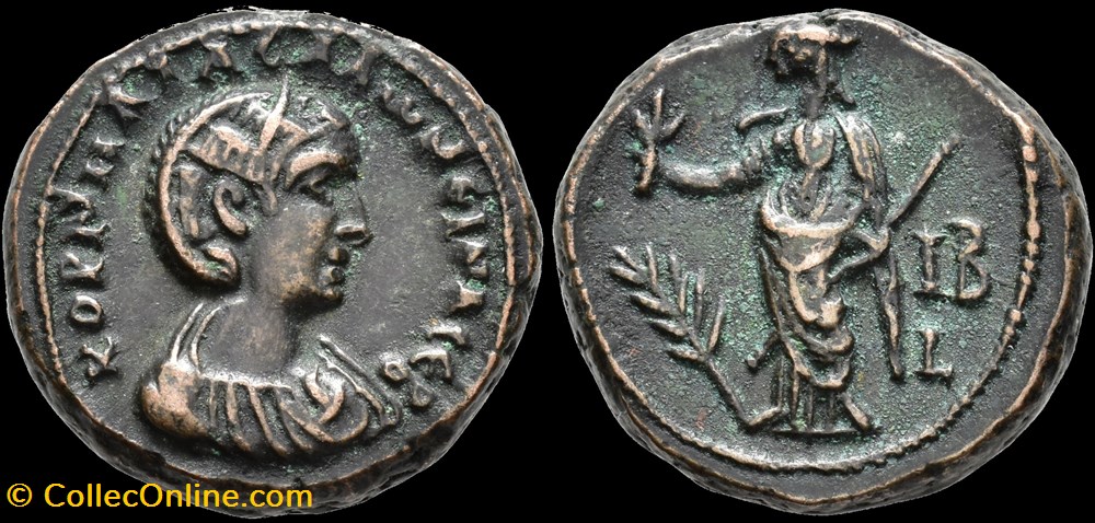 monnaies antiques romaines provinciales salonine tetradrachme alexandrie