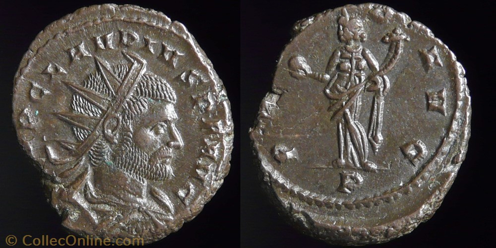 monnaie antique av jc ap romaine republicaine imperiale claudius gothicus antoninianus