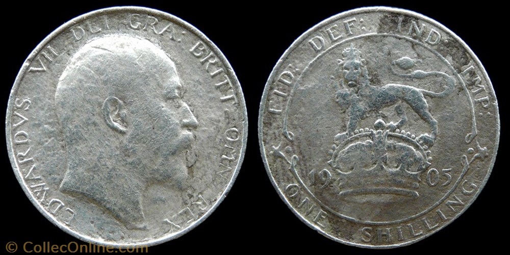 monnaies monde royaume uni edward vii 1901 1910 shilling