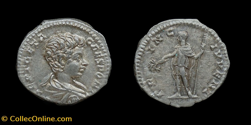 Geta, Denarius monnaies antiques romaines imperiales republicaines geta denarius