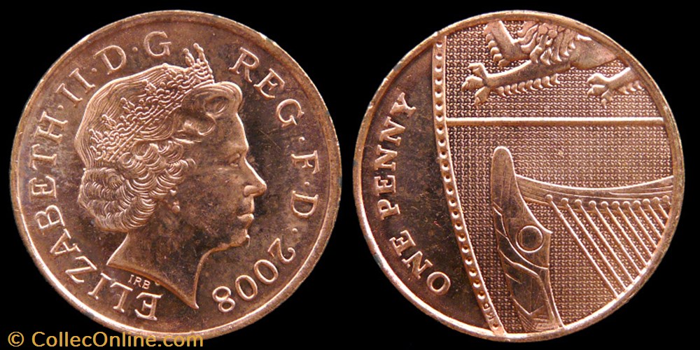 Elizabeth II (1952-2022) - penny monnaies monde royaume uni elizabeth ii 1952 2022 penny