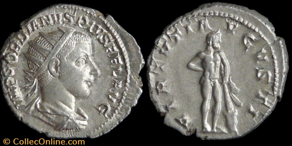 Gordian III, Antoninianus - Virtvti Avgvsti monnaies antiques romaines imperiales et republicaines gordian iii antoninianus virtvti avgvsti
