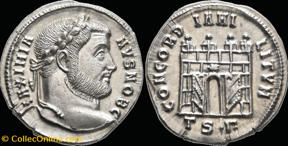 Galerius, Argenteus monnaies antiques romaines imperiales et republicaines galerius argenteus