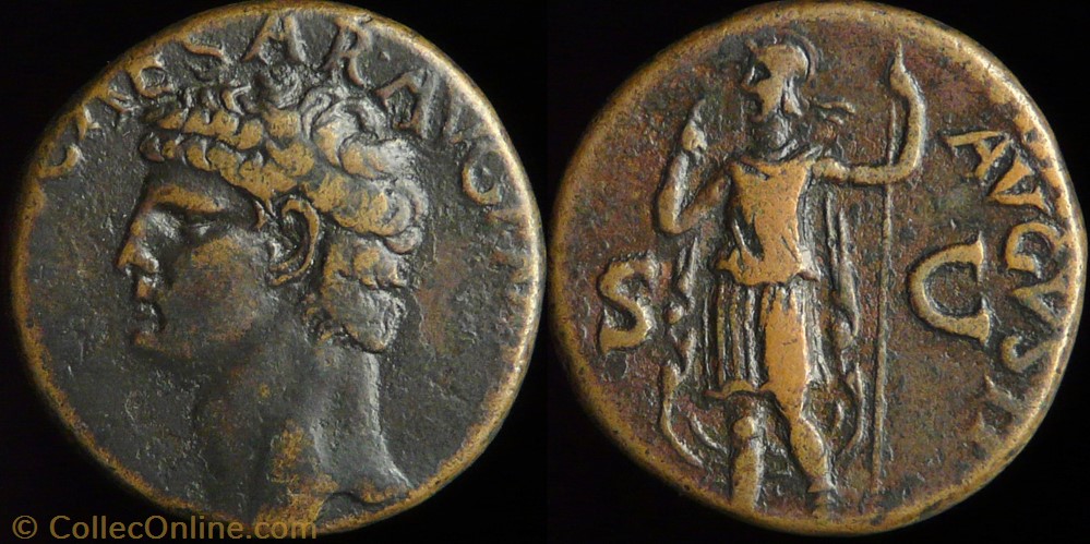 Claudius, As monnaies antiques romaines imperiales et republicaines claudius as