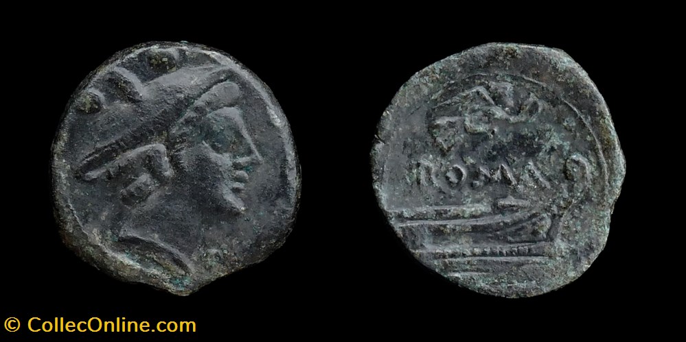 Republic, Sextans monnaies antiques romaines imperiales et republicaines republic sextans