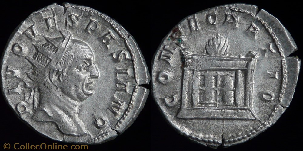 Vespasianus, Antoninianus monnaies antiquite av jc ap romaines republicaines imperiales vespasianus antoninianus