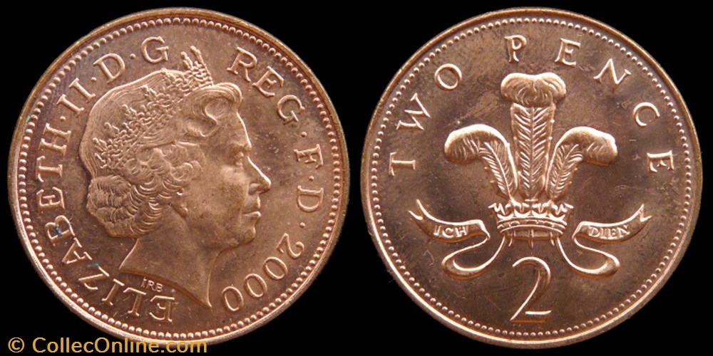monnaies monde royaume uni elizabeth ii 1952 2022 two pence
