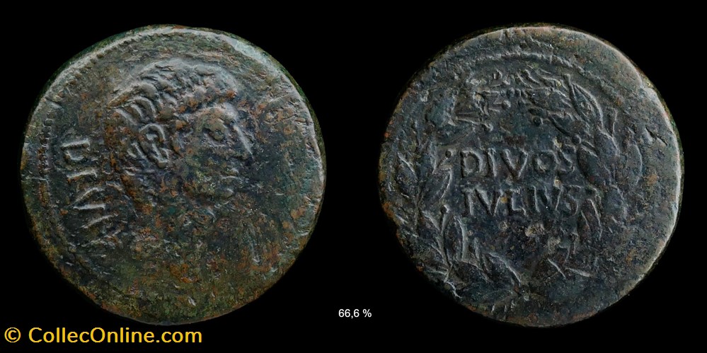 Octavian, Dupondius monnaies antiques romaines imperiales et republicaines octavian dupondius