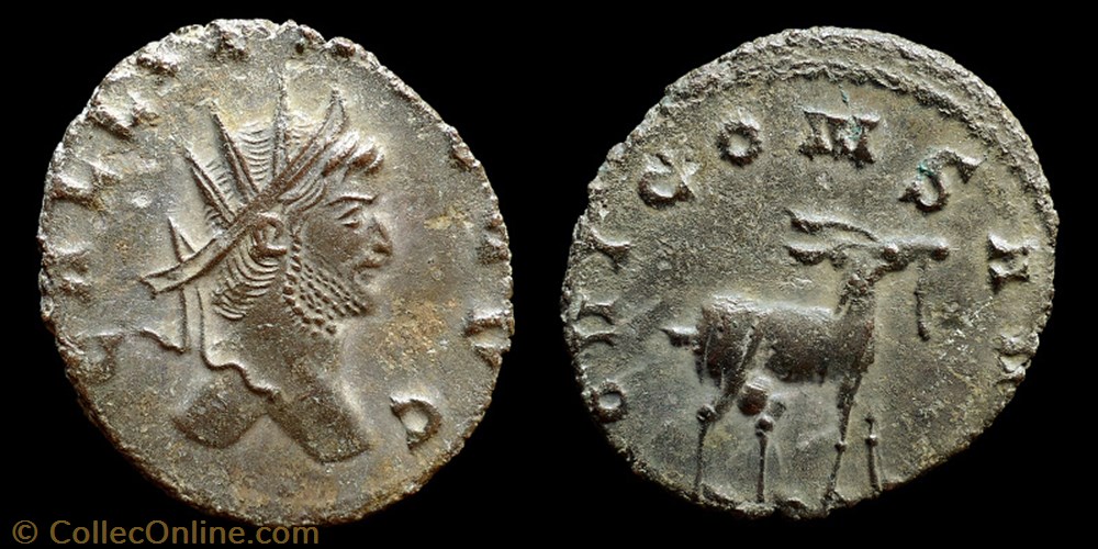 Iovi - chèvre monnaie antique av jc a ap romaine imperiale iovi chevre