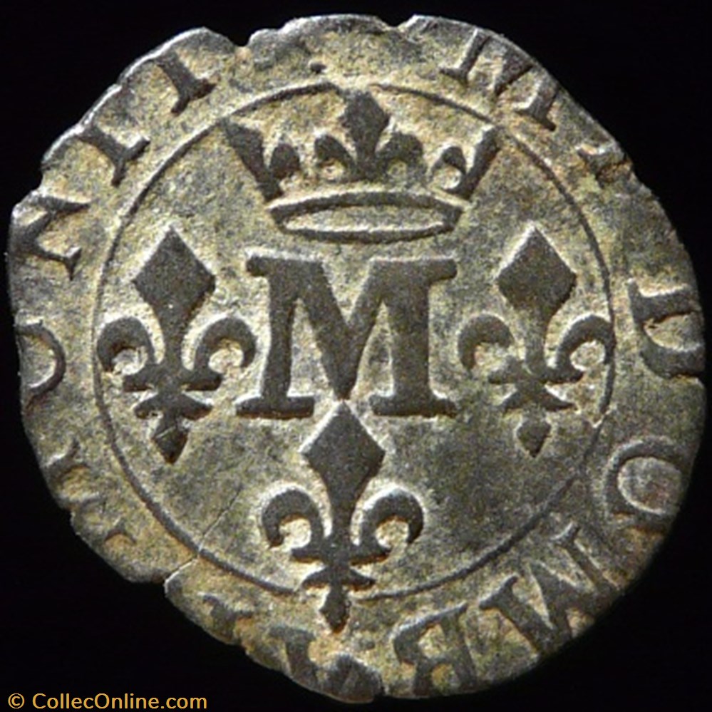 monnaies france feodales anne marie louise orleans 1650 1693 liard 1669