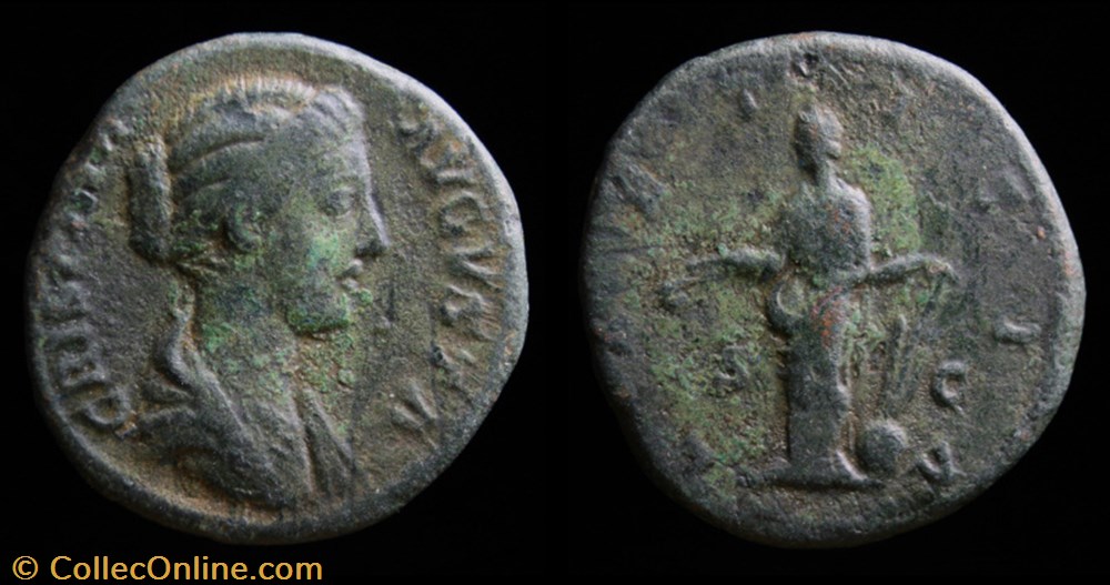 monnaies antiques romaines imperiales et republicaines crispina as