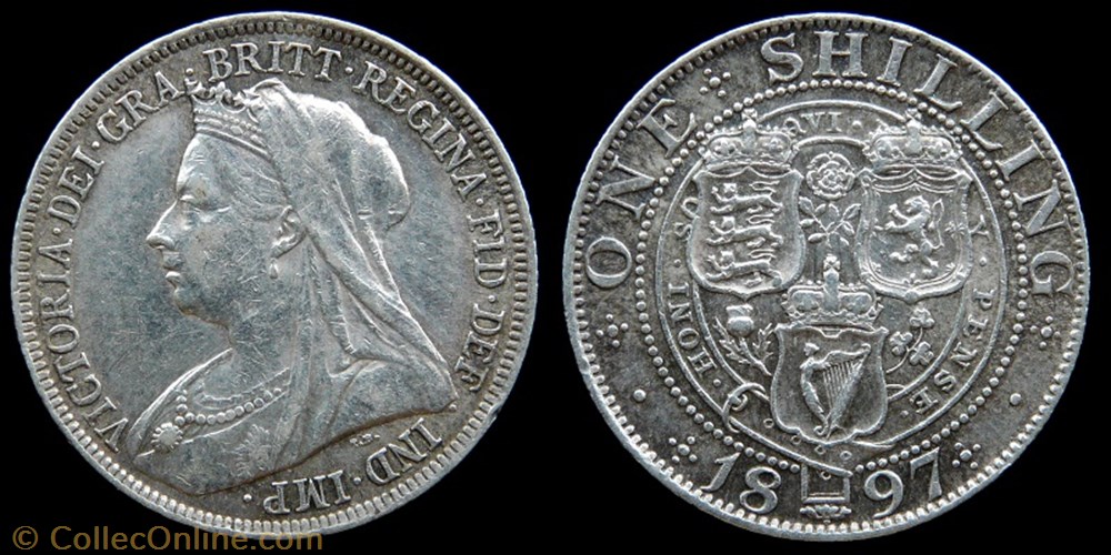 Victoria (1837-1901) - shilling monnaies monde royaume uni victoria 1837 1901 shilling