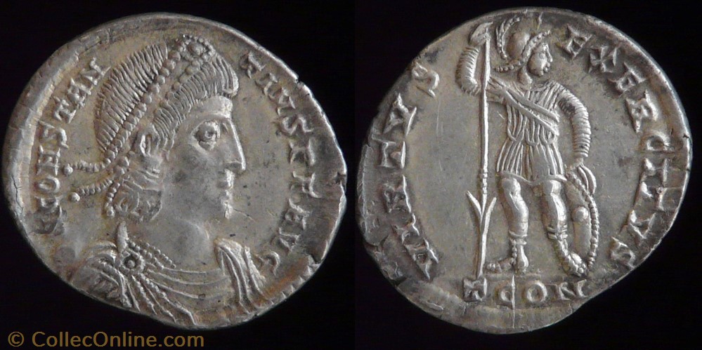 monnaies antiques romaines imperiales et republicaines constantius ii light miliarense ferrando ii plate coin