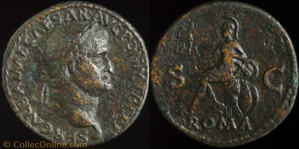 monnaie antique av jc ap romaine republicaine imperiale galba as