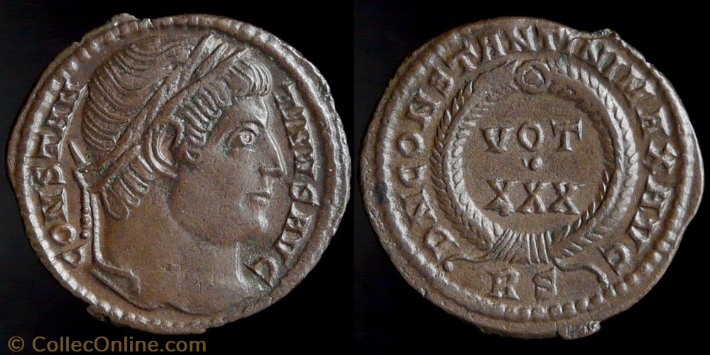 Constantine the great, AE 3 monnaie antique av jc ap romaine republicaine imperiale constantine the great ae 3