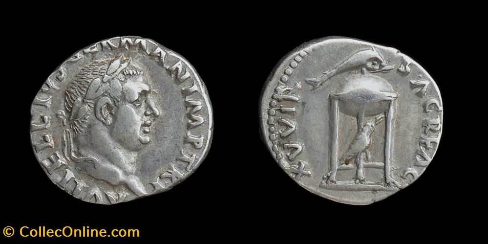 Vitellius, Denarius monnaies antiques romaines imperiales et republicaines vitellius denarius