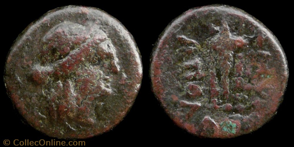 Smyrna, Ionia, AE13. ca 3rd century BC - 0012 coin ancient to greek smyrna ionia ae13 ca 3rd century bc 0012