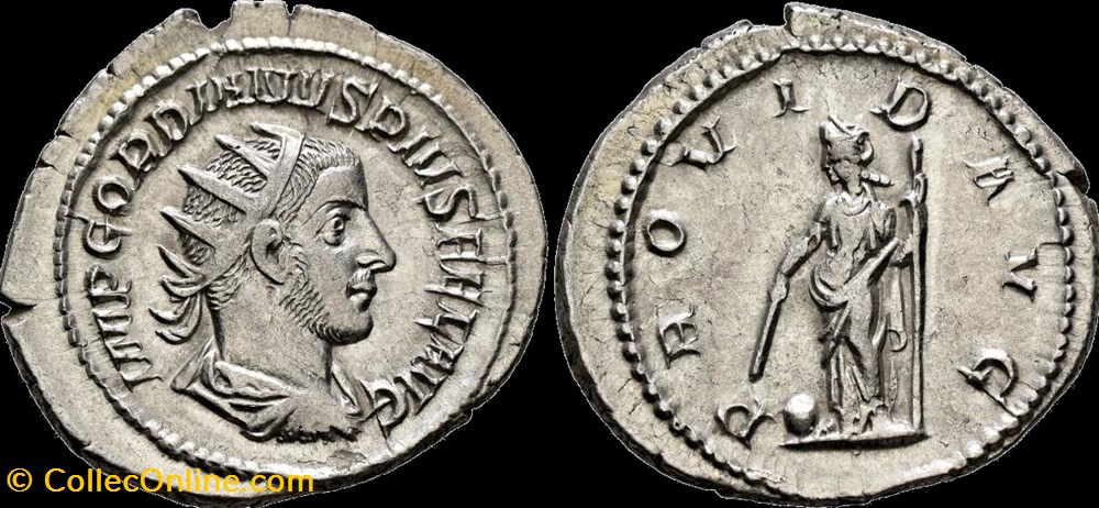 monnaies antiques romaines imperiales et republicaines gordian iii antoninianus provid avg