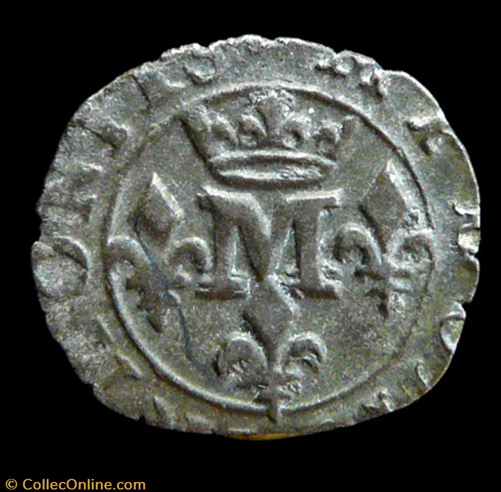Anne Marie Louise d'Orleans (1650-1693), Liard - 1678 monnaies france feodales anne marie louise orleans 1650 1693 liard 1678