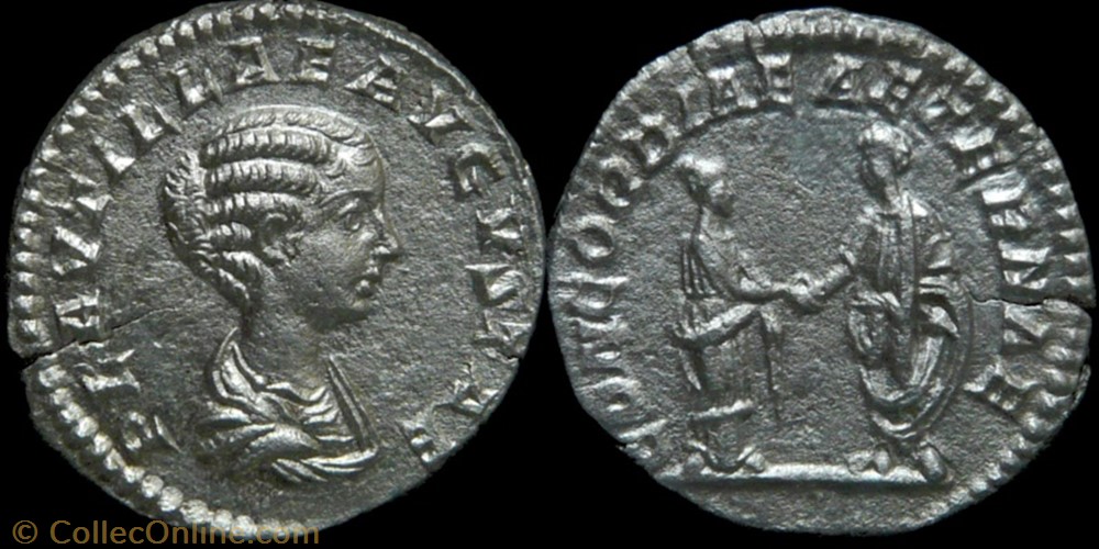 Plautilla, Denarius monnaie antique av jc ap romaine republicaine imperiale plautilla denarius
