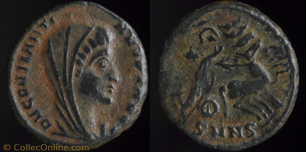 Constantine the Great, Posthumous AE3 monnaies antiques romaines imperiales et republicaines constantine the great posthumous ae3