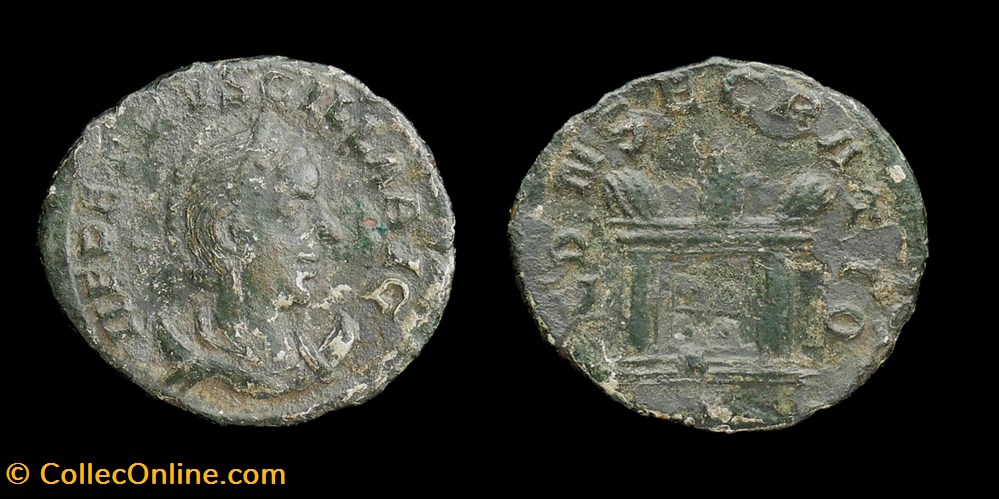 Herennia Etruscilla, contemporary imitation - Divi series hybrid monnaies antiques romaines imperiales republicaines herennia etruscilla contemporary imitation divi series hybrid