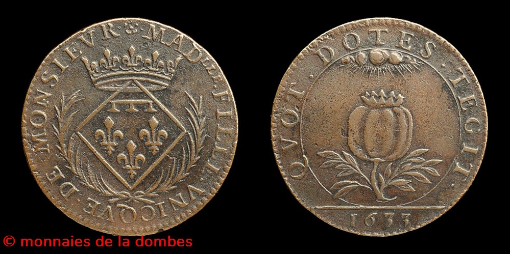 monnaies paranumismatique jetons poids 1633 anne marie louise orleans 1650 1693 jeton cuivre