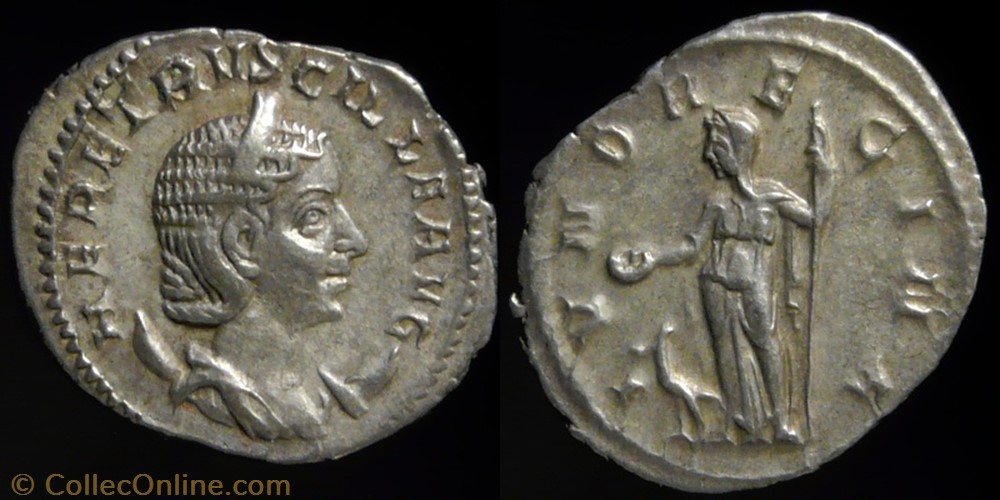 Herennia Etruscilla, Antoninianus coin ancient b roman herennia etruscilla antoninianus