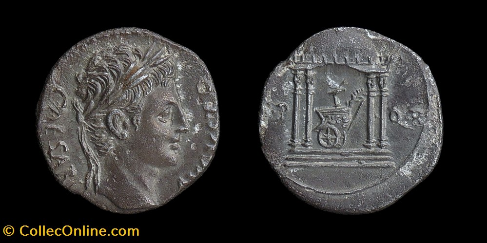 Augustus, Denarius monnaies antiques romaines imperiales et republicaines augustus denarius