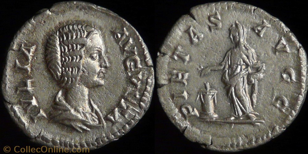 monnaie antique av jc ap romaine republicaine imperiale julia domna denarius 0075