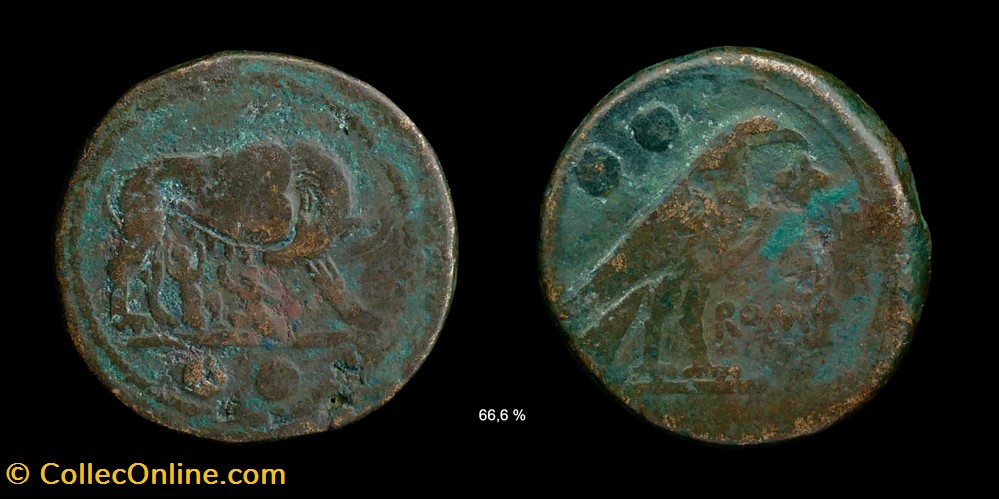monnaies antiques romaines imperiales et republicaines republic sextans
