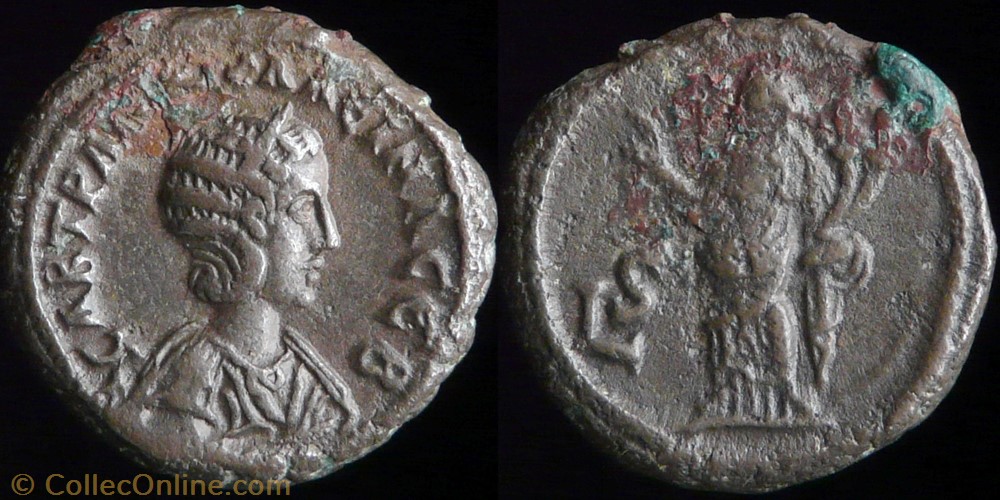 Tranquillina, tetradrachme - Alexandrie monnaies antiques romaines provinciales tranquillina tetradrachme alexandrie