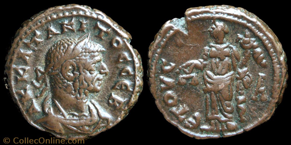 Tacite, tetradrachme - Alexandrie monnaies antiques romaines provinciales tacite tetradrachme alexandrie