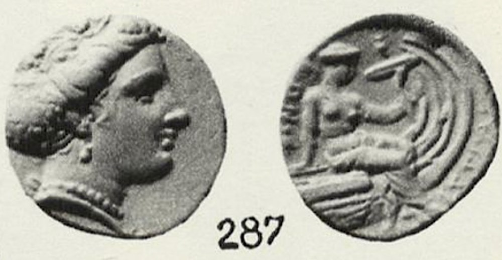 Histiaia, Euboea AR Tetrobol coins ancient to greek histiaia euboea ar tetrobol