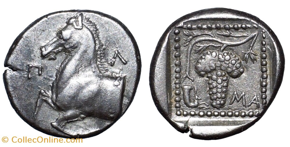 coins antique to greek maroneia thrace ar tetrobol
