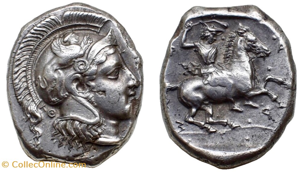 Pharsalos, Thessaly AR Drachm coins ancient to greek pharsalos thessaly ar drachm