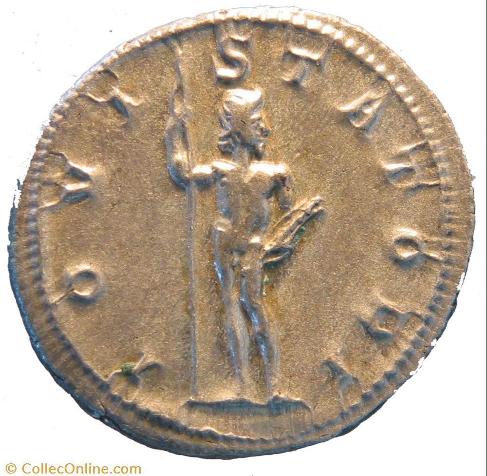 antoninien 4e émission IOVI STATORI monnaie antique av jc ap romaine antoninien 4e emission iovi statori