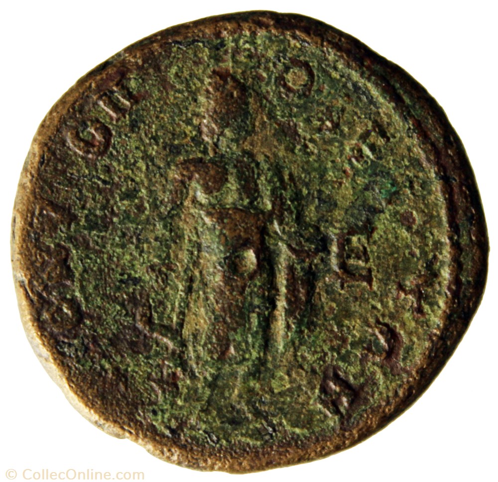 Pentassarie Asklepios monnaie antique av jc ap romaine provinciale pentassarie asklepios