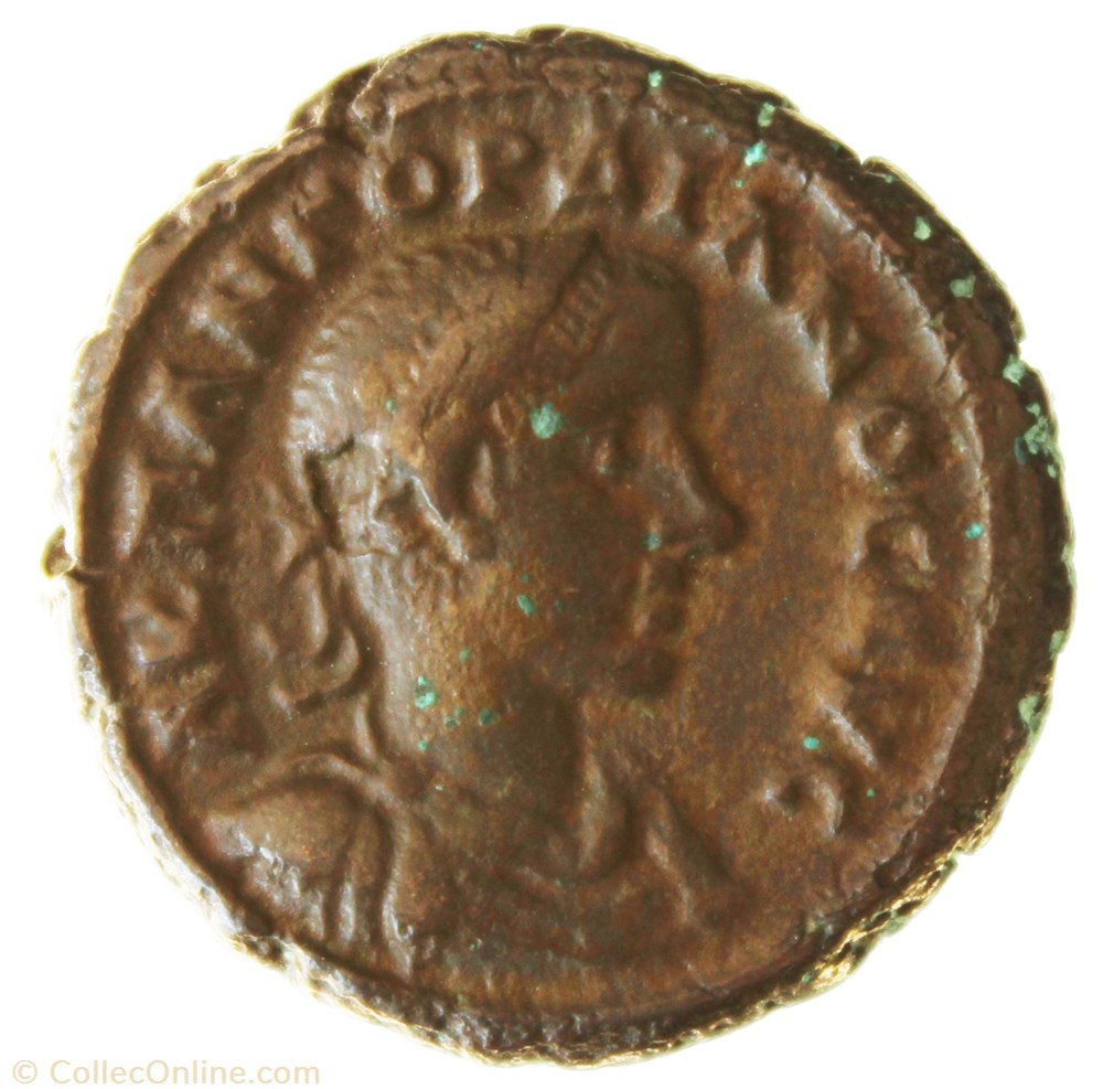 Gordien Auguste an 2 Tyche monnaie antique av jc ap romaine provinciale gordien auguste an 2 tyche