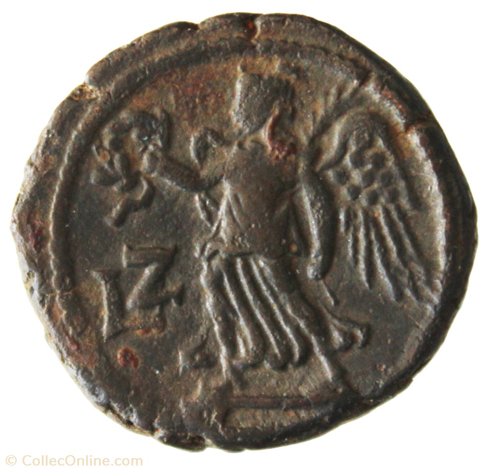 Gordien Auguste an 7 Nike monnaie antique av jc ap romaine provinciale gordien auguste an 7 nike