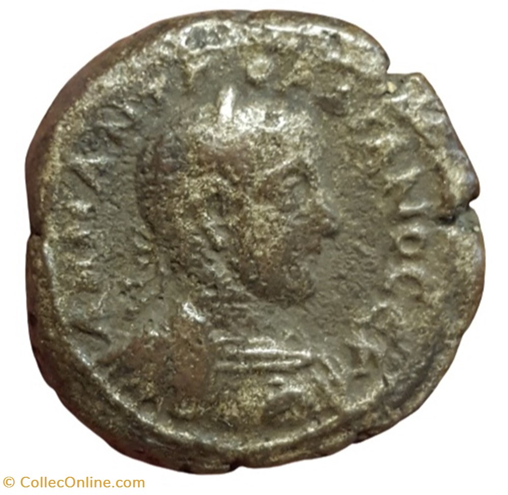 Gordien Auguste an 6 Nike monnaie antique av jc ap romaine provinciale gordien auguste an 6 nike