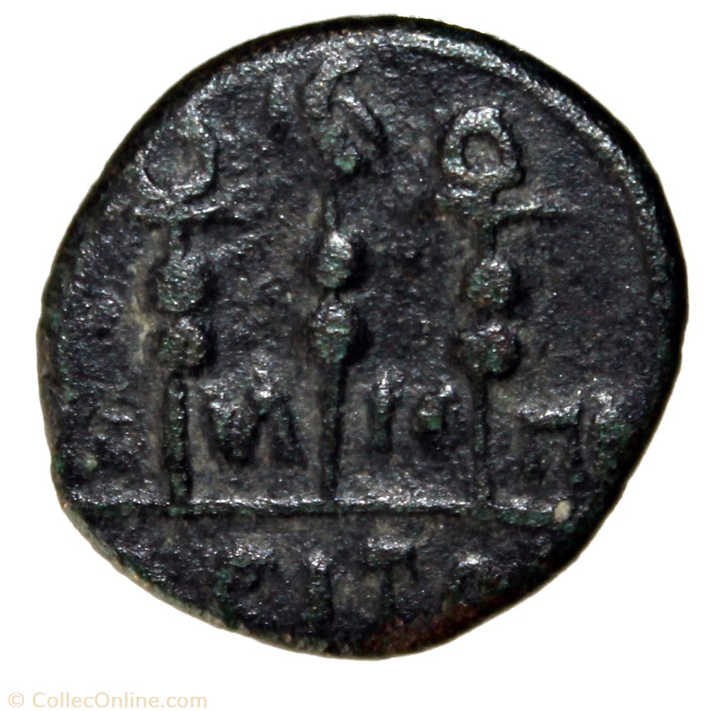 Gordien Juliopolis 3 étendards monnaie antique av jc ap romaine provinciale gordien juliopolis 3 etendards