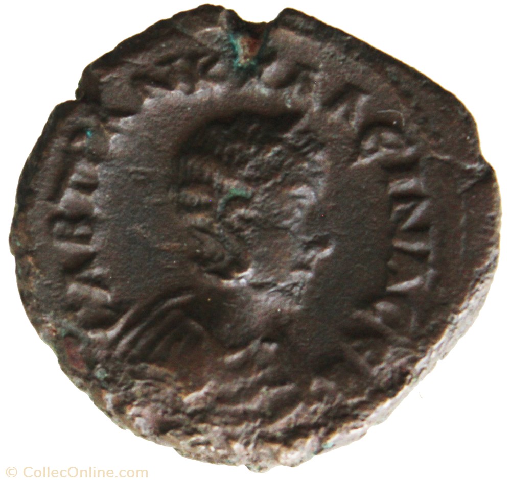 monnaie antique av jc ap romaine provinciale tranquilline an 6 aigle