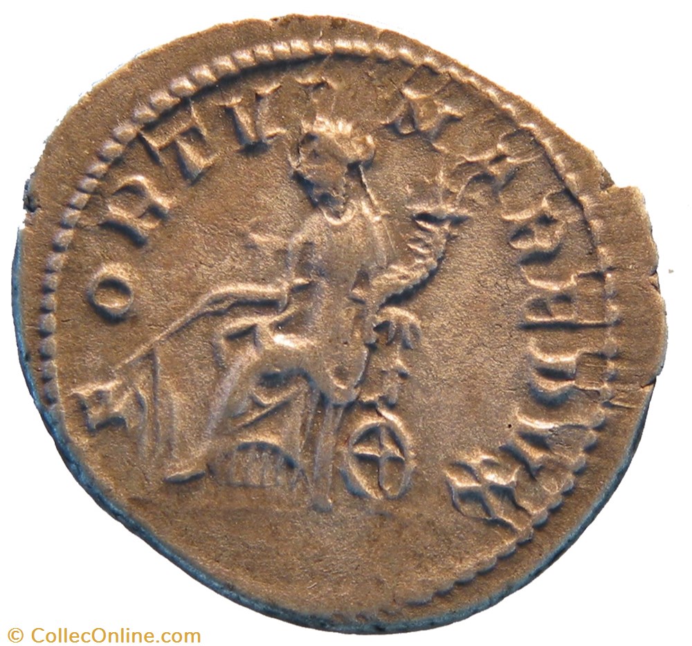 antoninien 5e émission Fortuna monnaie antique av jc ap romaine antoninien 5e emission fortuna