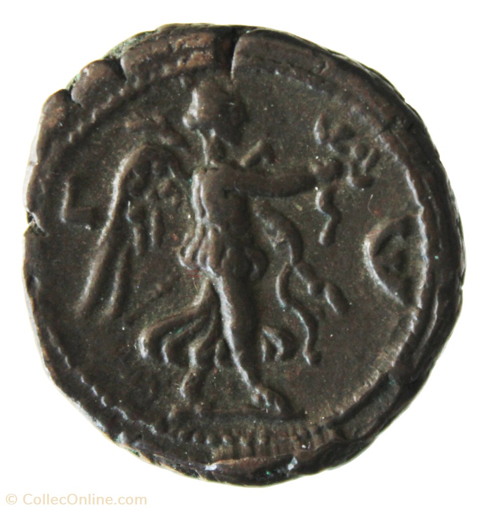 monnaie antique av jc ap romaine provinciale gordien auguste an 5 nike