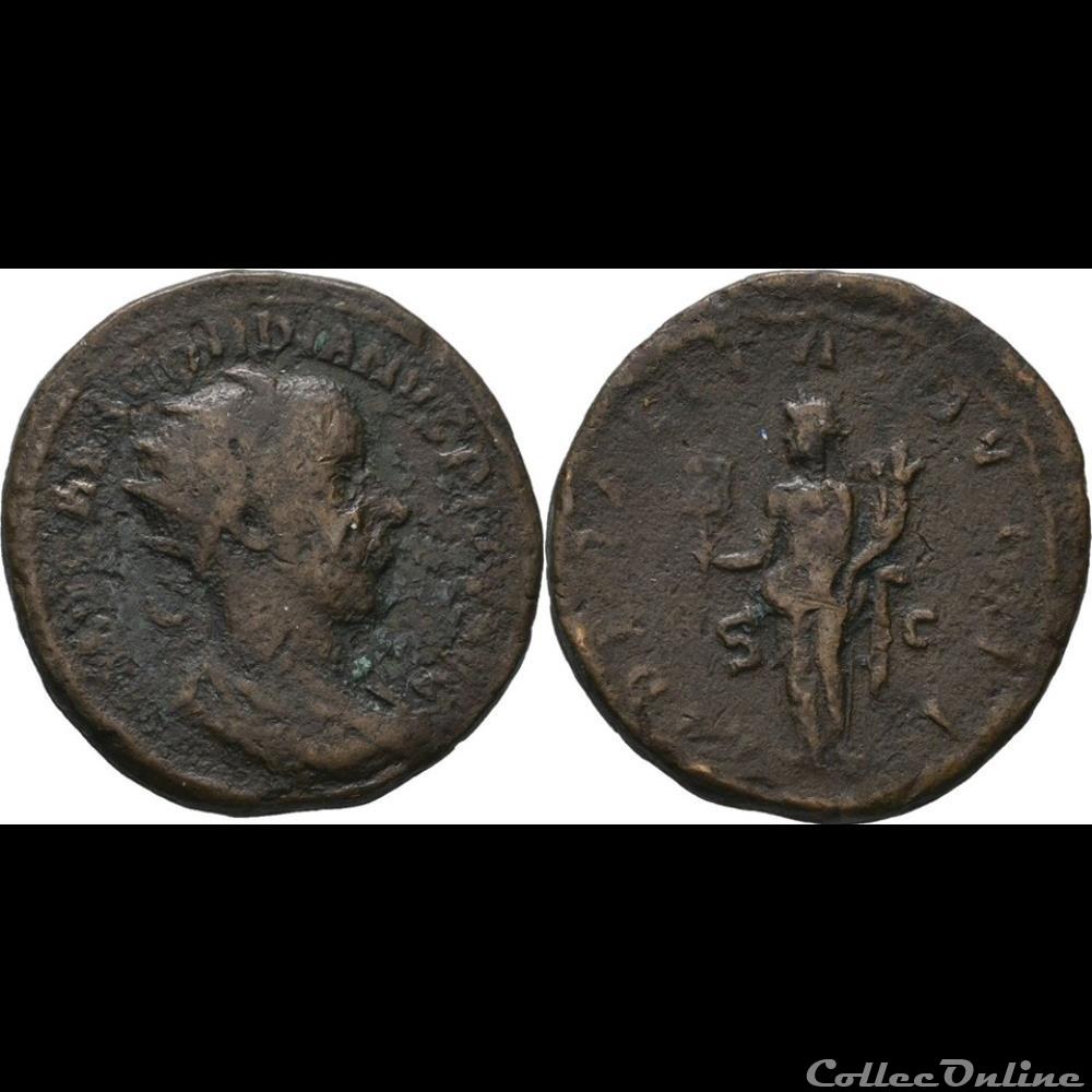 dupondius 2e libéralité LIBERALITAS AVG II hybride monnaie antique jc ap romaine republicaine imperiale dupondius 2e liberalite liberalitas avg ii hybride